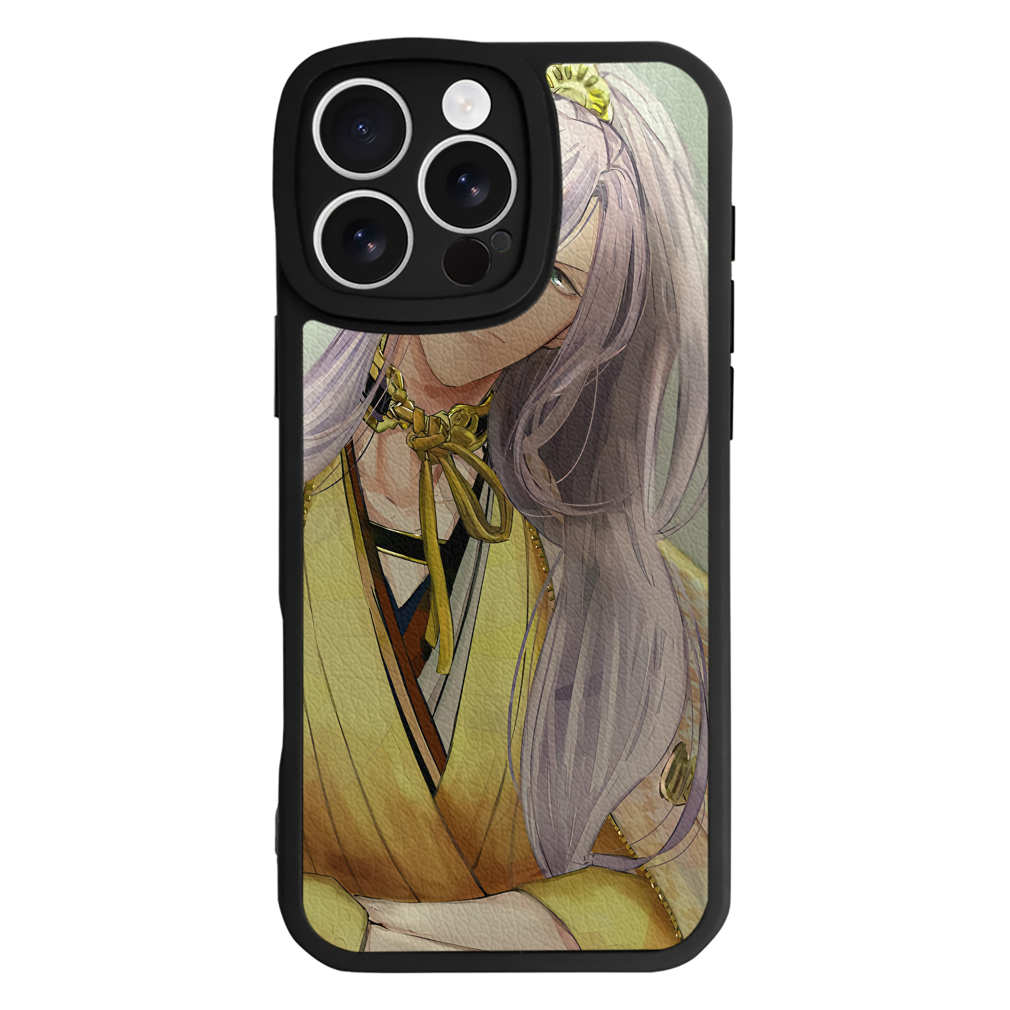 （画像用） 刀剣乱舞 Touken Ranbu 【iPhone 16シリーズ対応】シリコンスマホケース（レザー調） 材質：シリコン